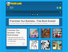 Tablet Screenshot of frozengames.org